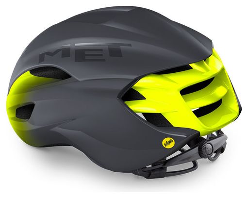 Casque Aéro MET Manta Mips Jaune fluo / Gris Brillant Mat