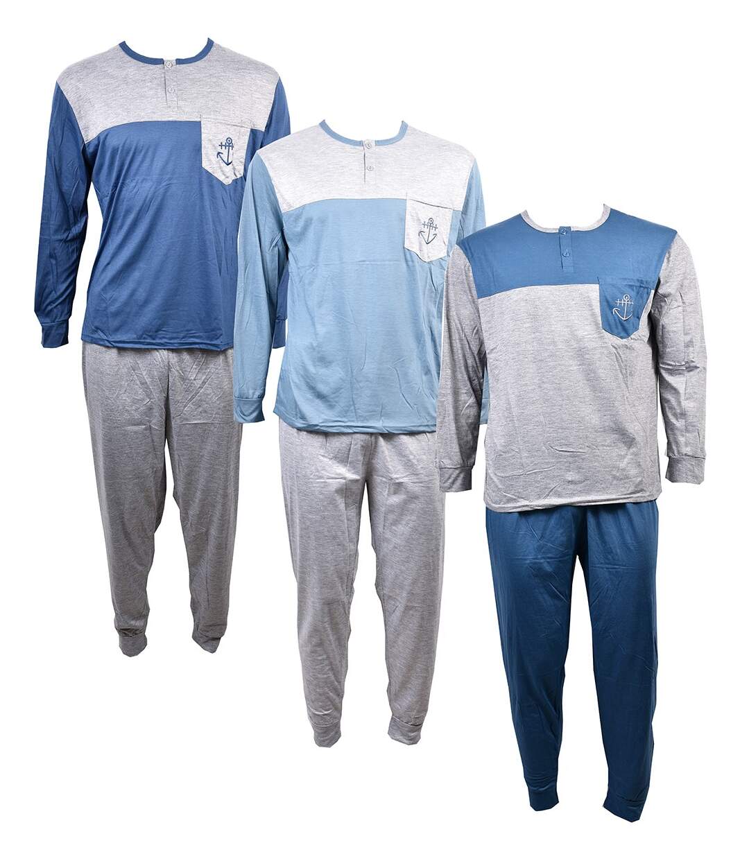 Pyjama Homme Long Eco 2310 BLEU