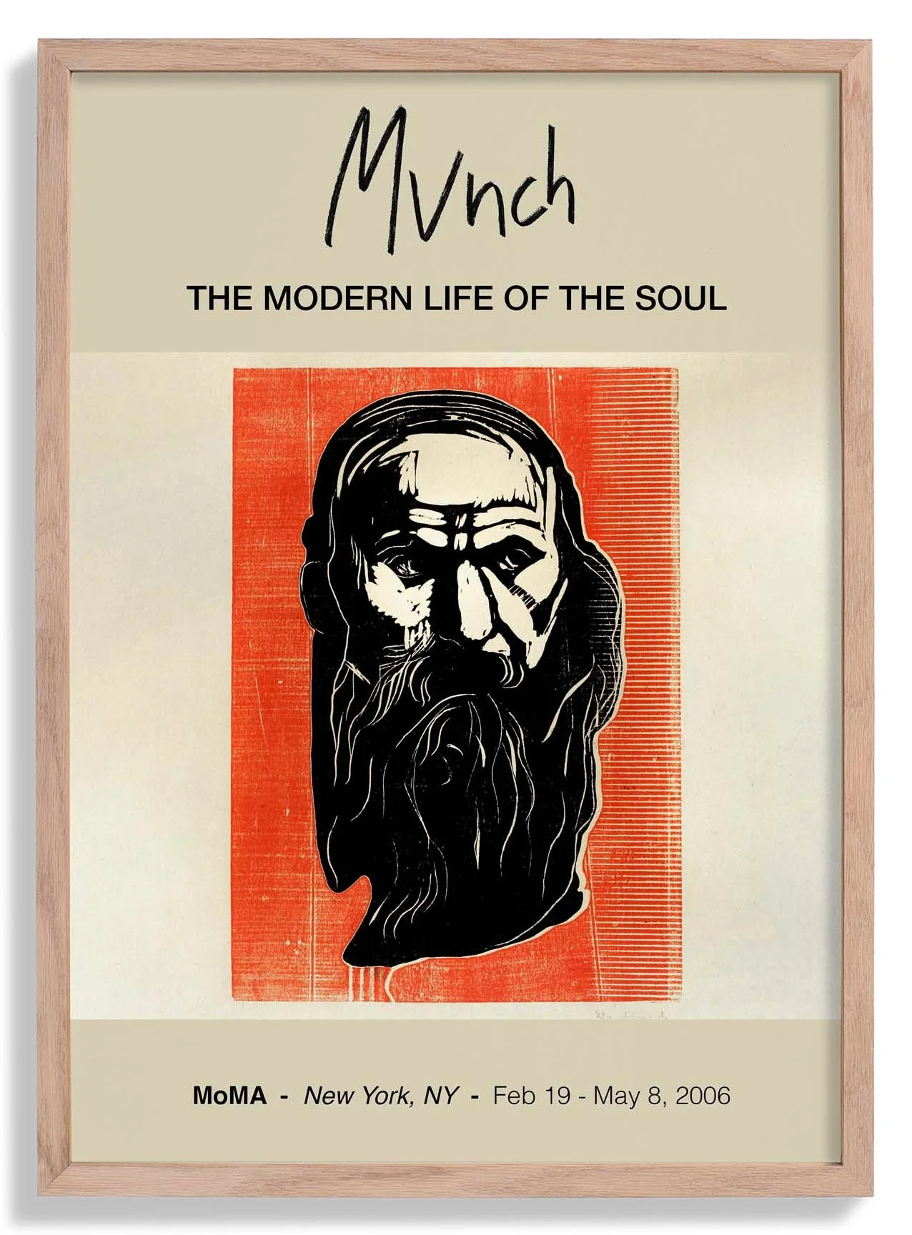 Edvard Munch Kopf eines alten Mannes