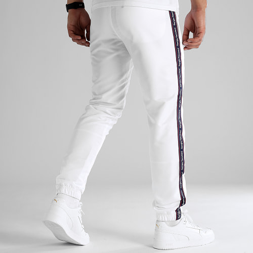 Pantalon Jogging A Bandes Meridiano 39732 Blanc