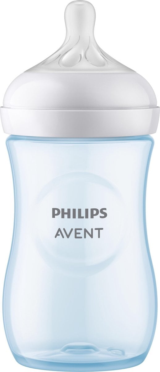 Avent Zuigfles Natural 3.0 Blauw (1 stuk)