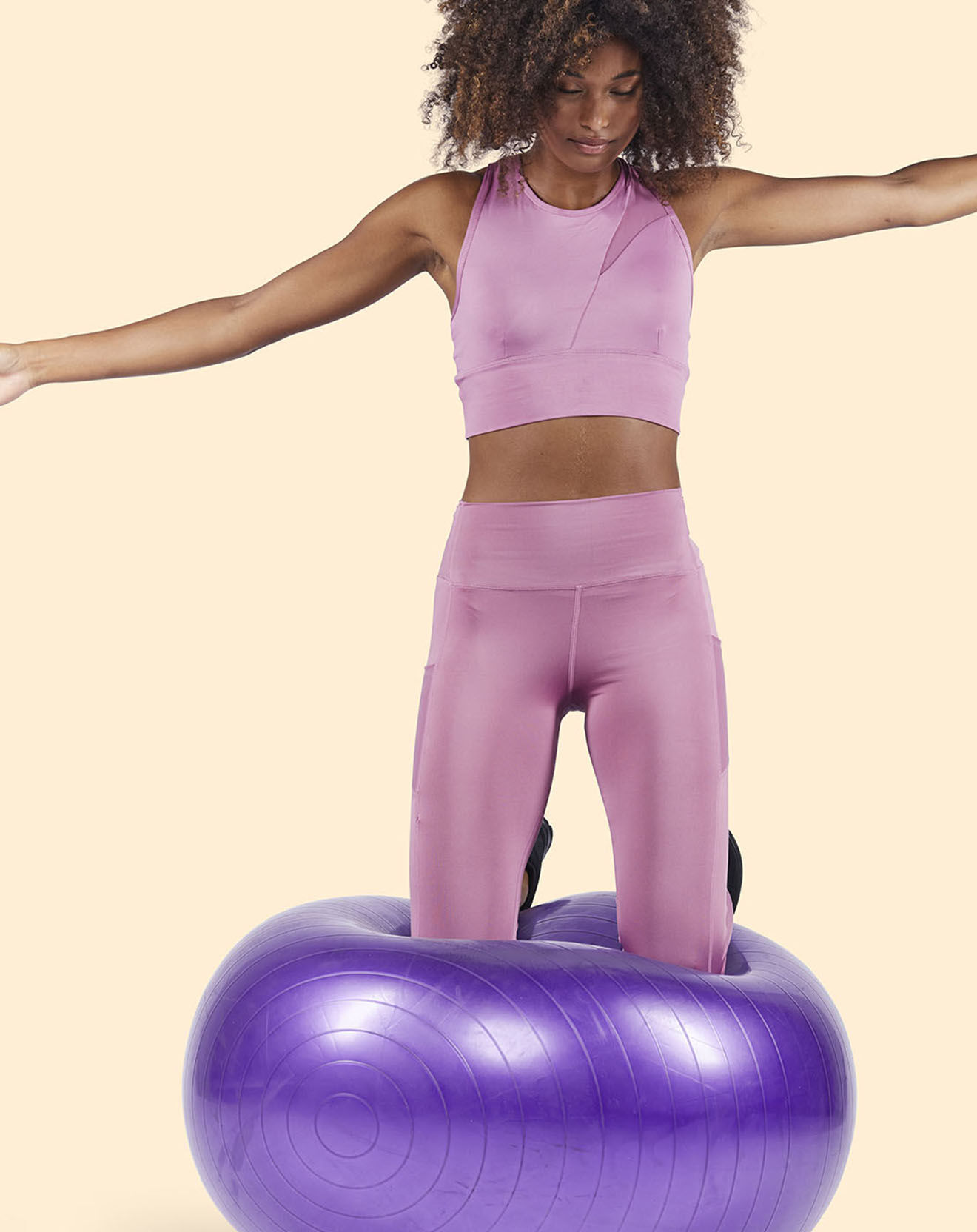 Onamaste Brassière de sport Maintien léger rose