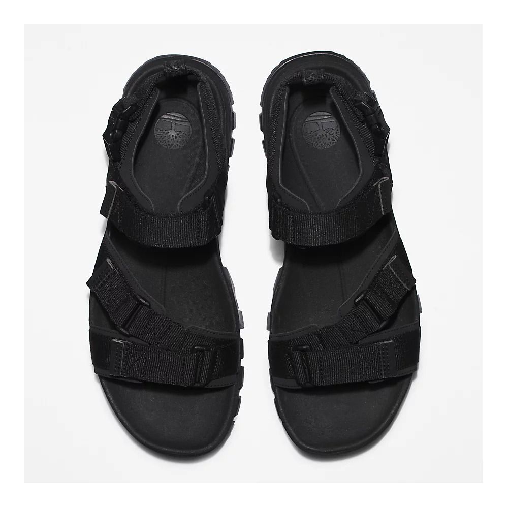 Timberland GARRISON TRAIL - Sandales Homme blackout webbing