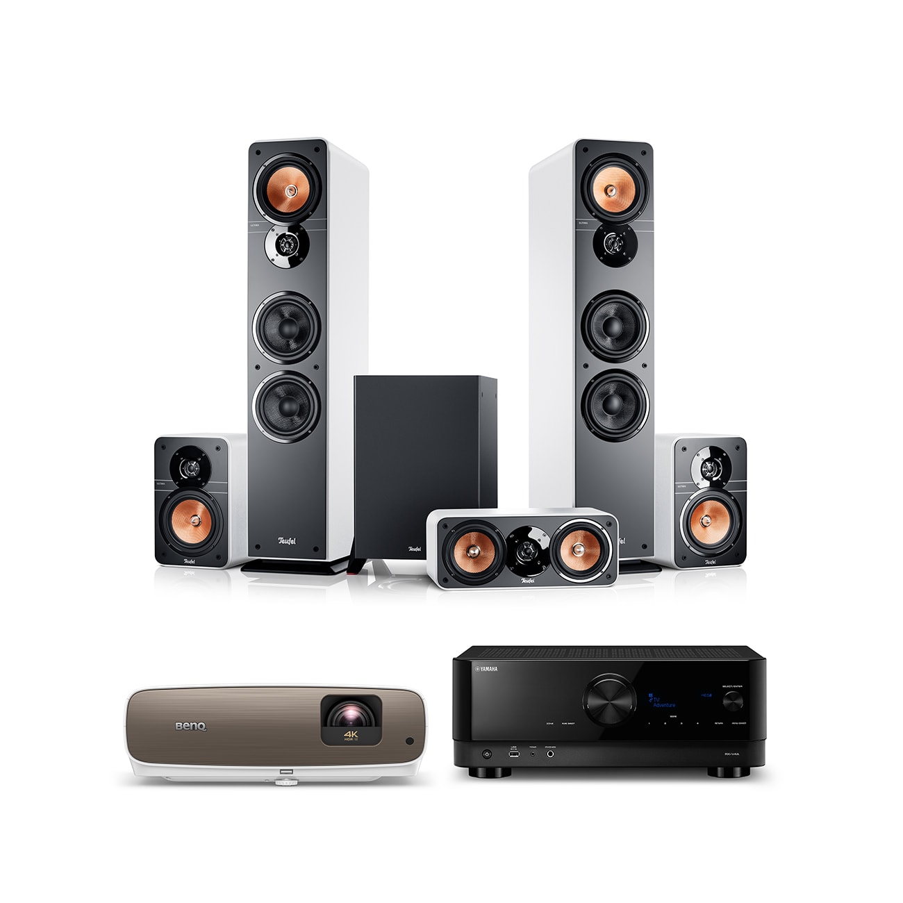 ULTIMA 40 Surround + Yamaha RX-V6A + BenQ W2710i