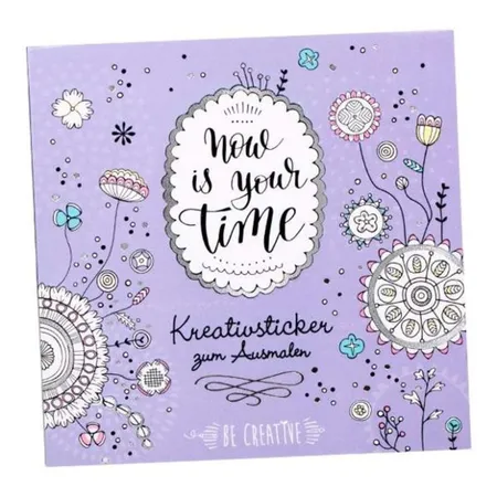 Trendhaus Kreatives Stickerbuch Now is qour time