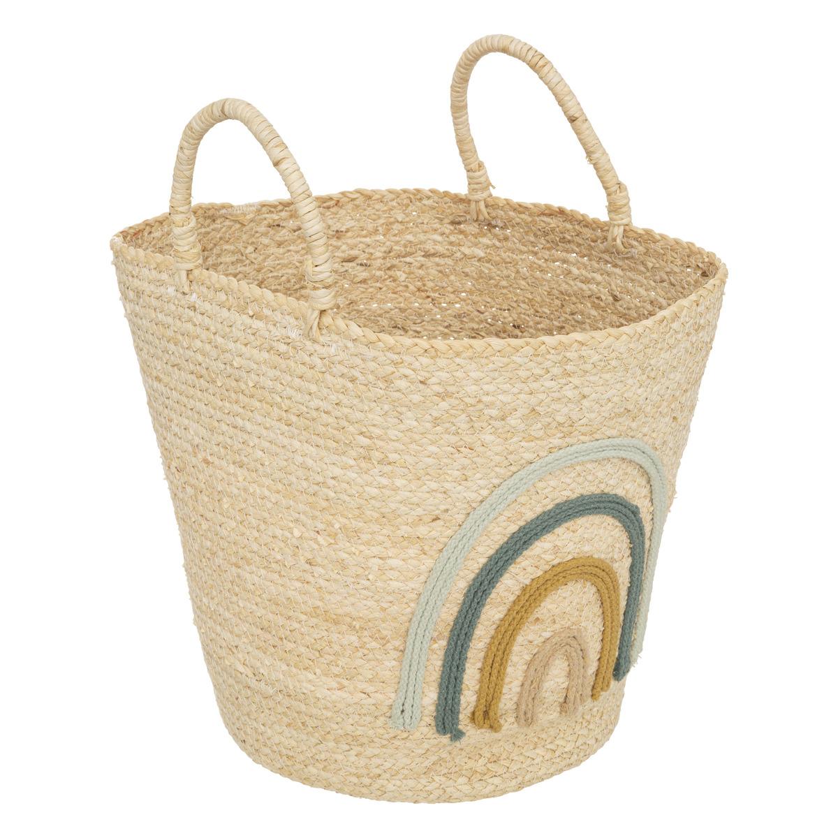 PANIER ARC EN CIEL H.35CM