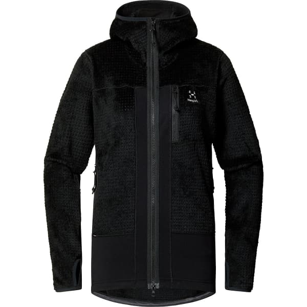 Veste polaire ski rando HAGLÖFS HAGLOFS VASSI MID HOOD WOMEN TRUE BLACK