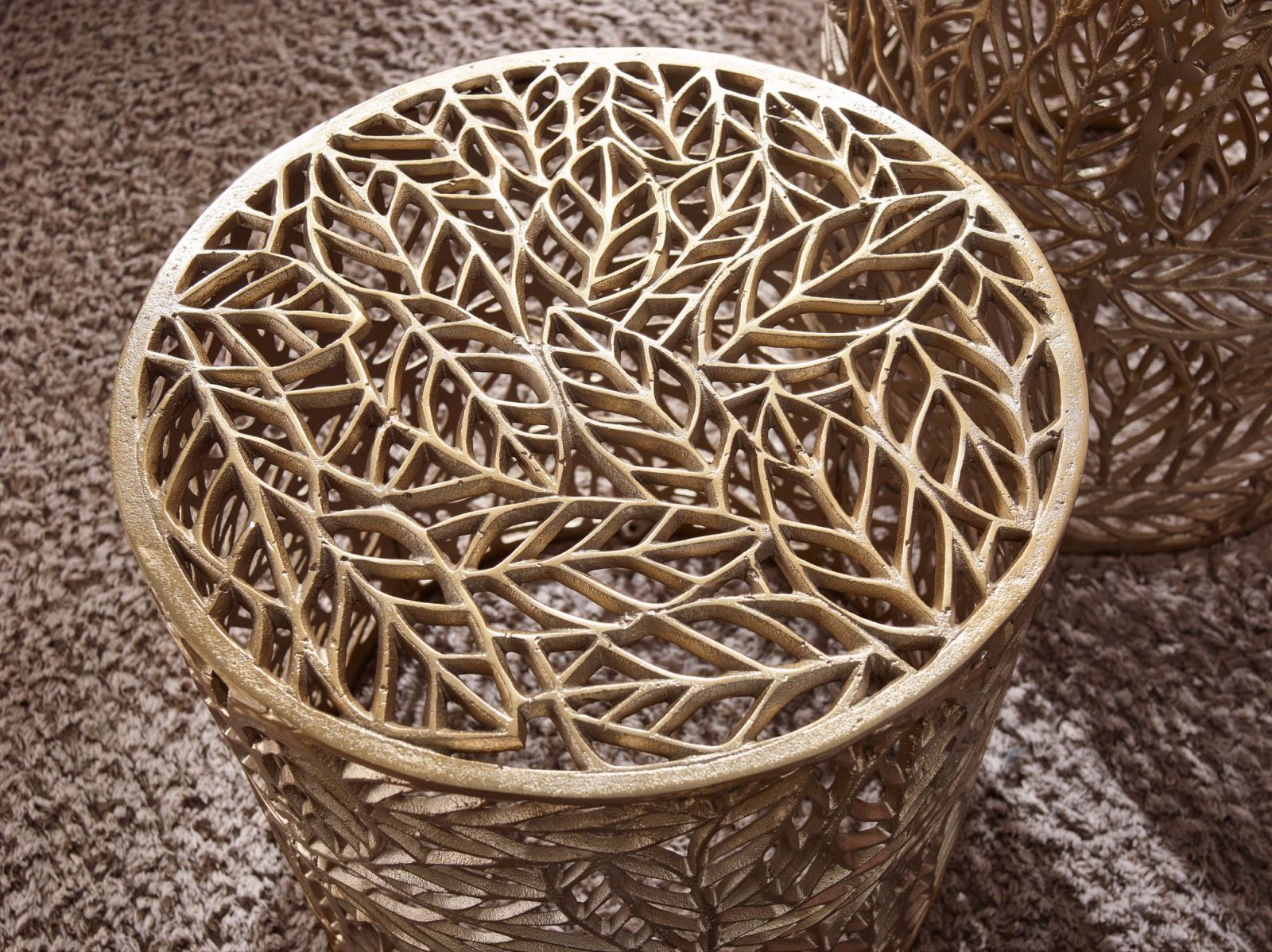 Satztisch - gold - Ø 41 cm