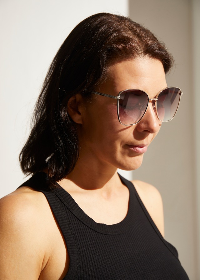 LASCANA Sonnenbrille modische Sonnenbrille mit grossen Gläsern, Damenbrille