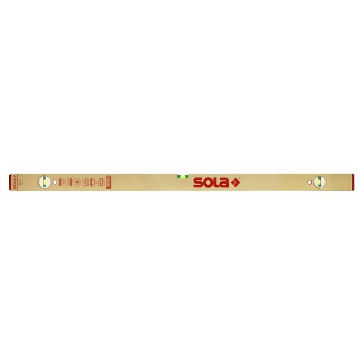Sola AZH4/120 Stelwaterpas met voetjes - 120cm (4 libellen)