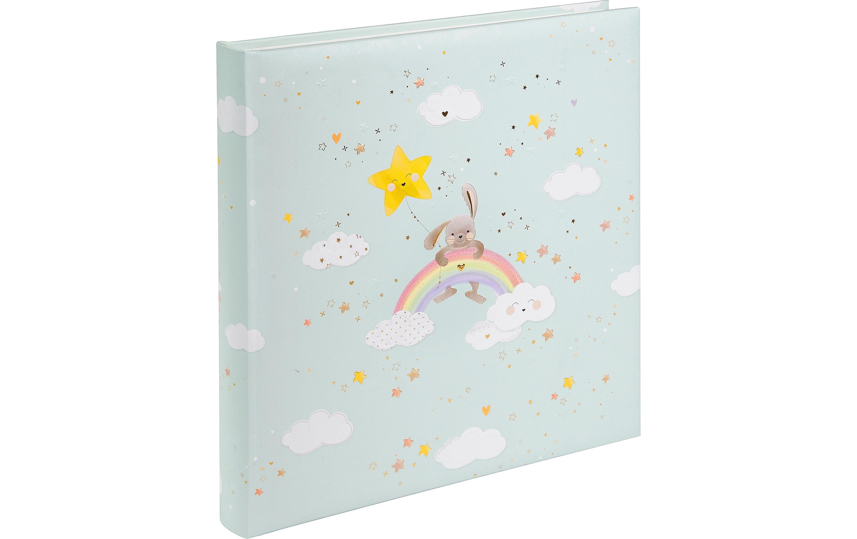 Babyalbum My Rainbow, 30 x 31 cm, 58 SeitenBabyalbum mit 4 illustrierte Seiten und 6 Seiten für Gestaltung