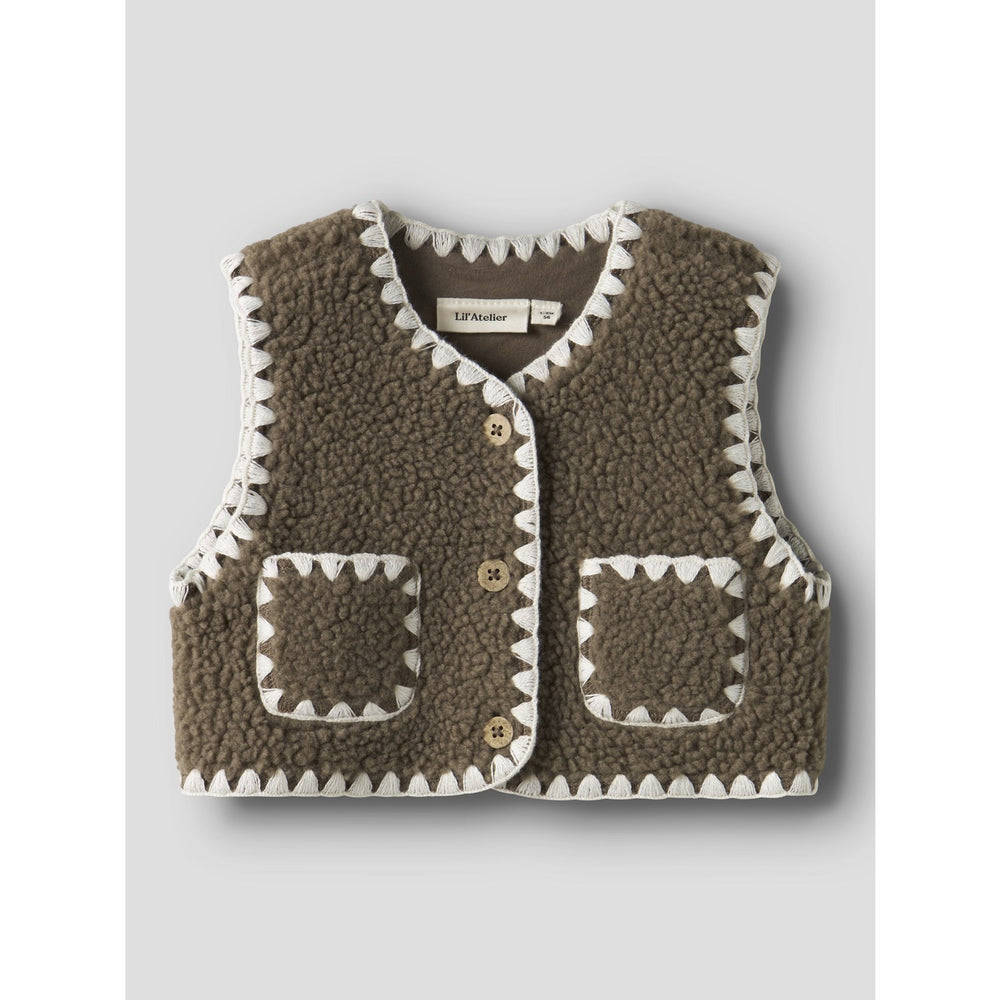 Køb Lil'Atelier Shitake Nbflajo Loose Vest Lil