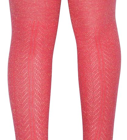 Melton trømpebukser - Pink m. Glimmer/M?nster