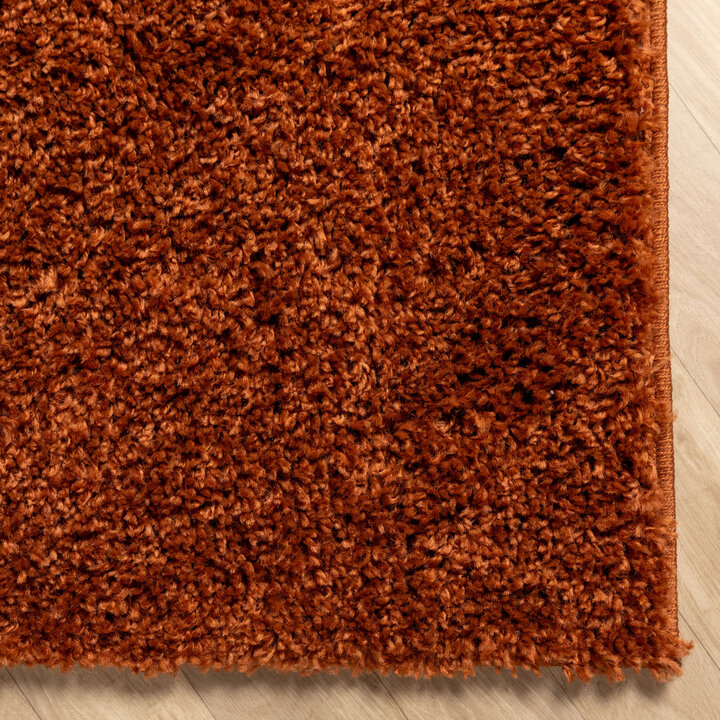 Hoogpolig vloerkleed - Wish Terracotta