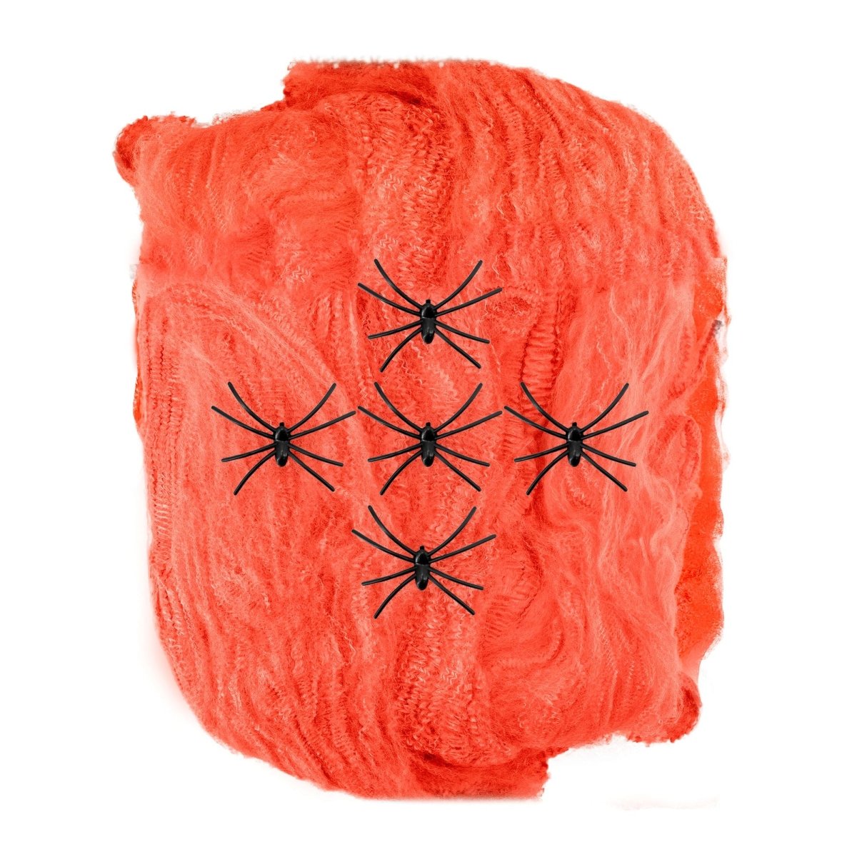 Halloween Spinnenweb Oranje Met Spinnen