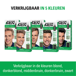 Just For Men Original Formula Haarkleuring - H55 Zwart 1ST