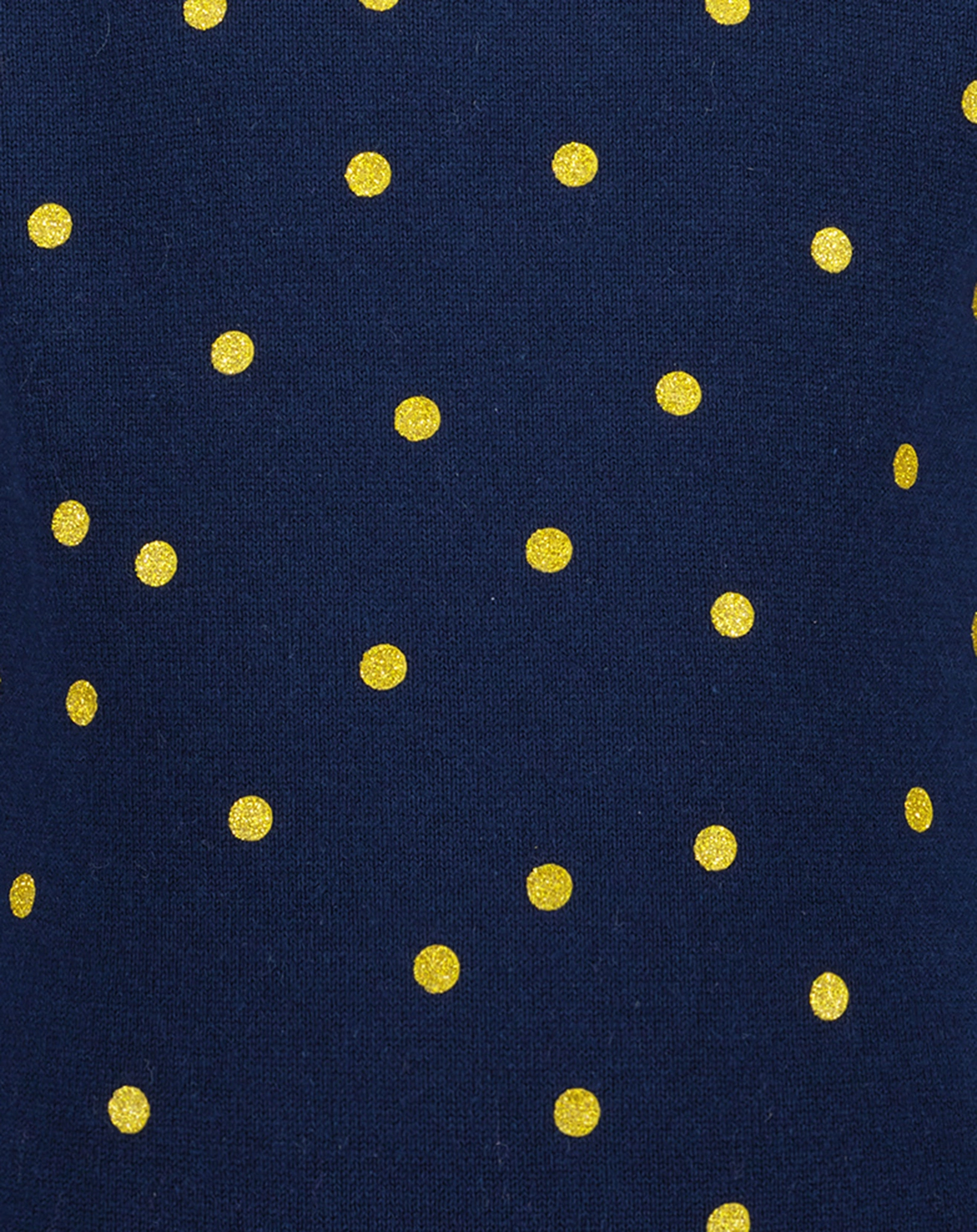 Strickpullover GOLD DOTS in nachtblau