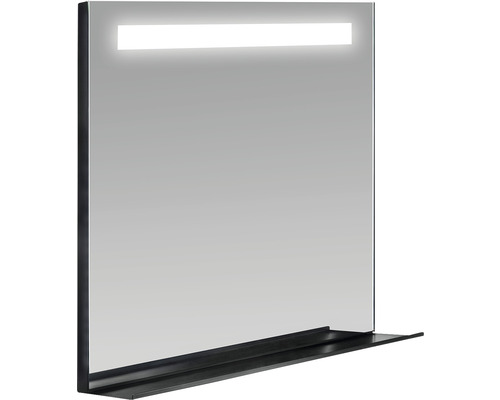 LED badkamerspiegel Carol 80 x 80 cm zwart