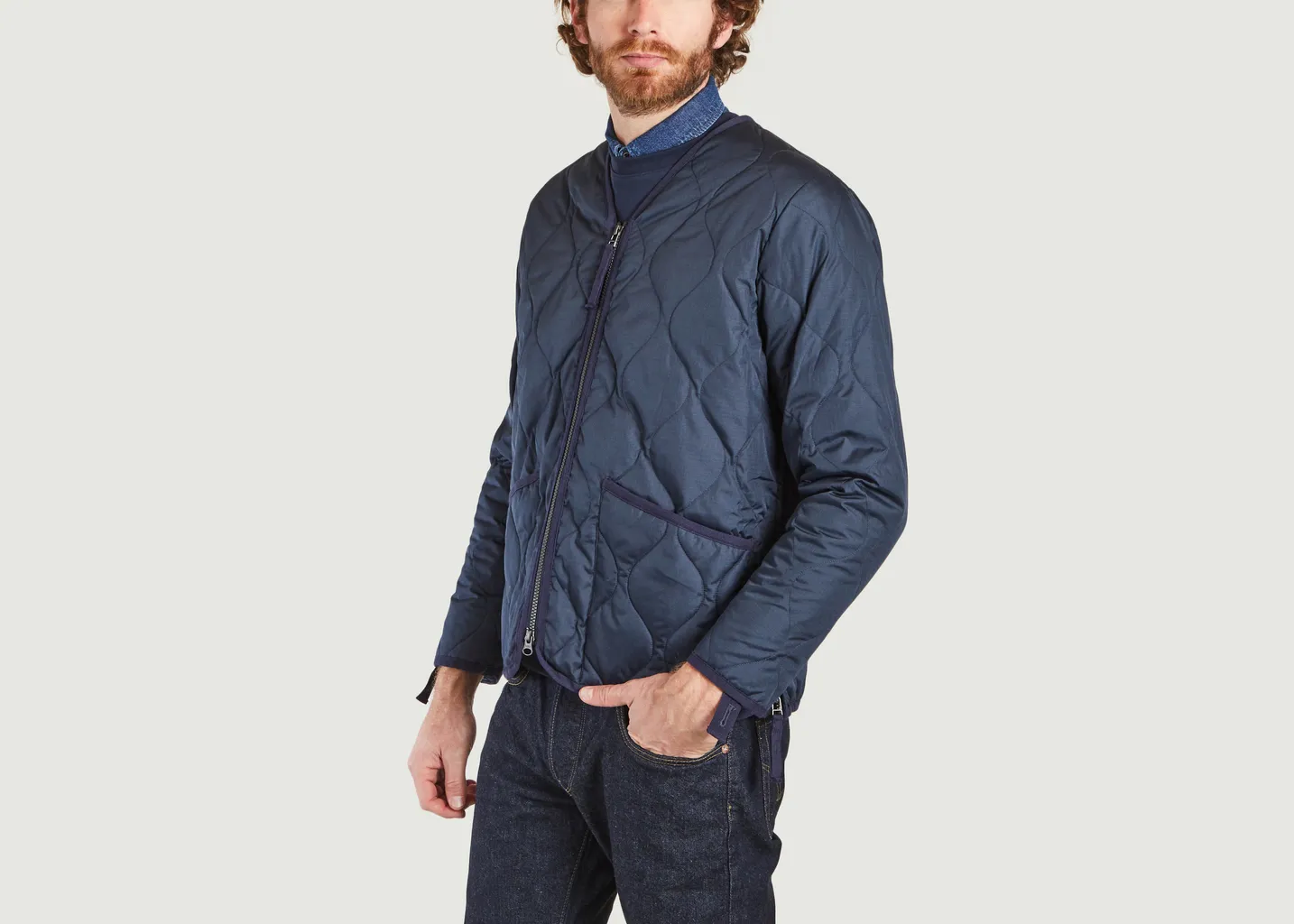 Veste matelassée col V militaire Taion