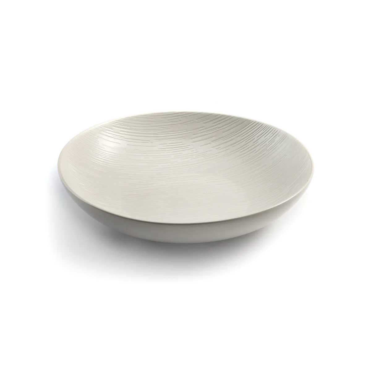 Magma Ivoire - Assiette gourmet 25 cm (lot de 6) Médard de Noblat