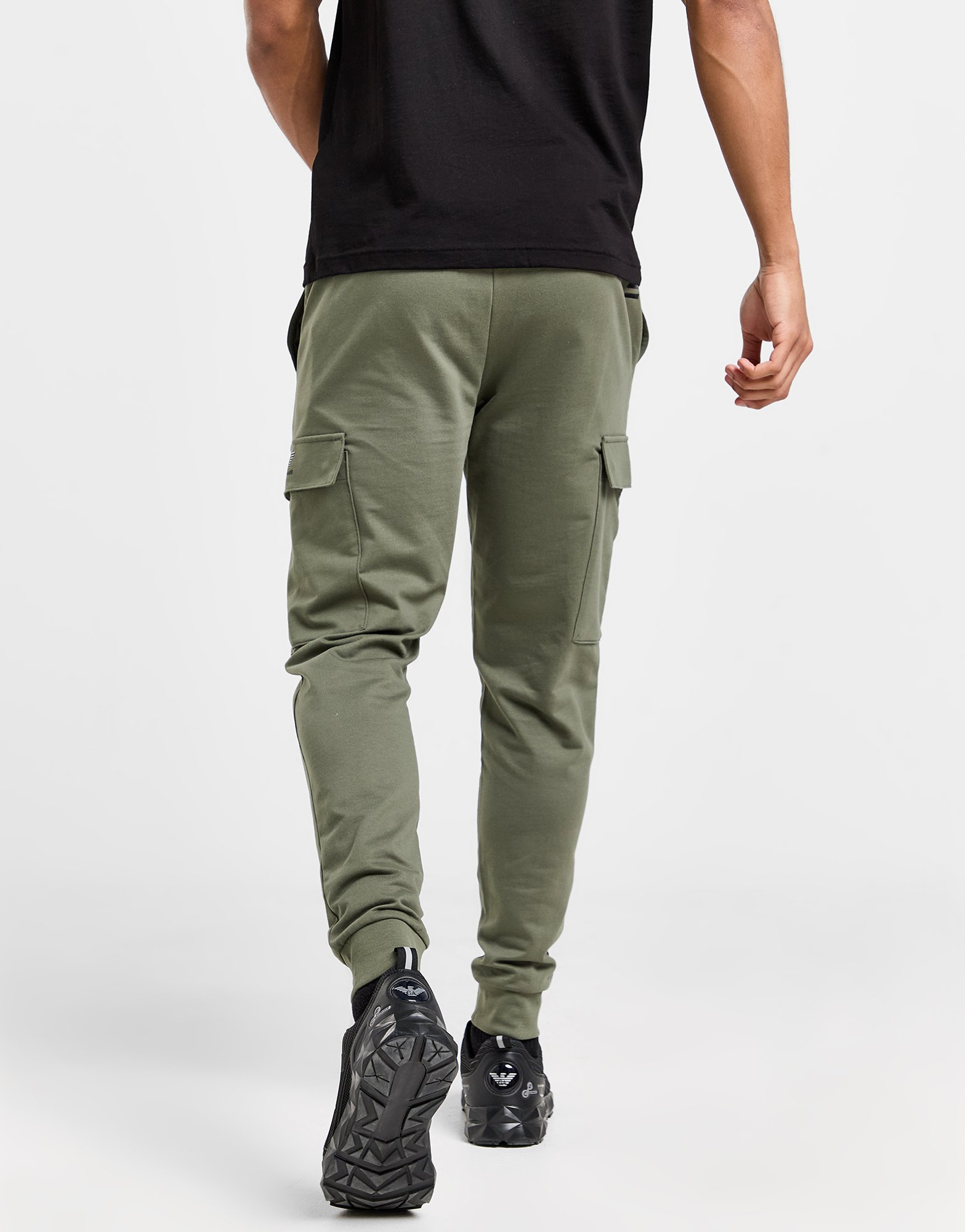 Emporio Armani EA7 Pantalon de jogging Cargo Core French Terry Homme