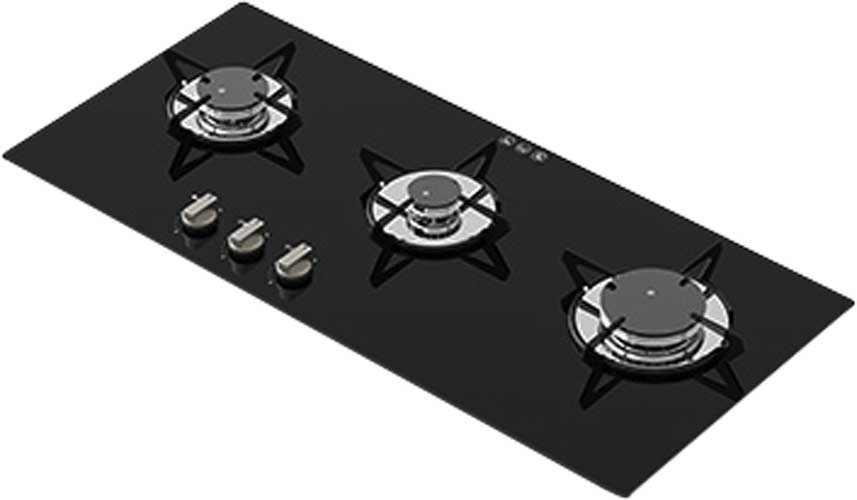 Gaskocher 3-flammig - Serie 931 - Elektrozündung