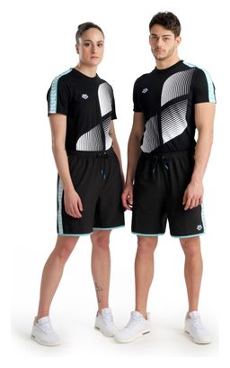 Bermuda Arena Icons Team Stripe Unisex Noir