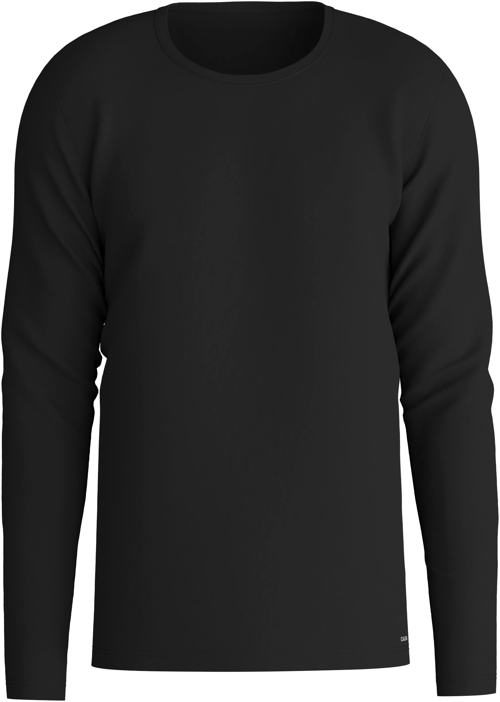 CALIDA Langarmshirt »Cotton Code«, Rundhals-Ausschnitt, Single Jersey, formstabil, elastisch, weich