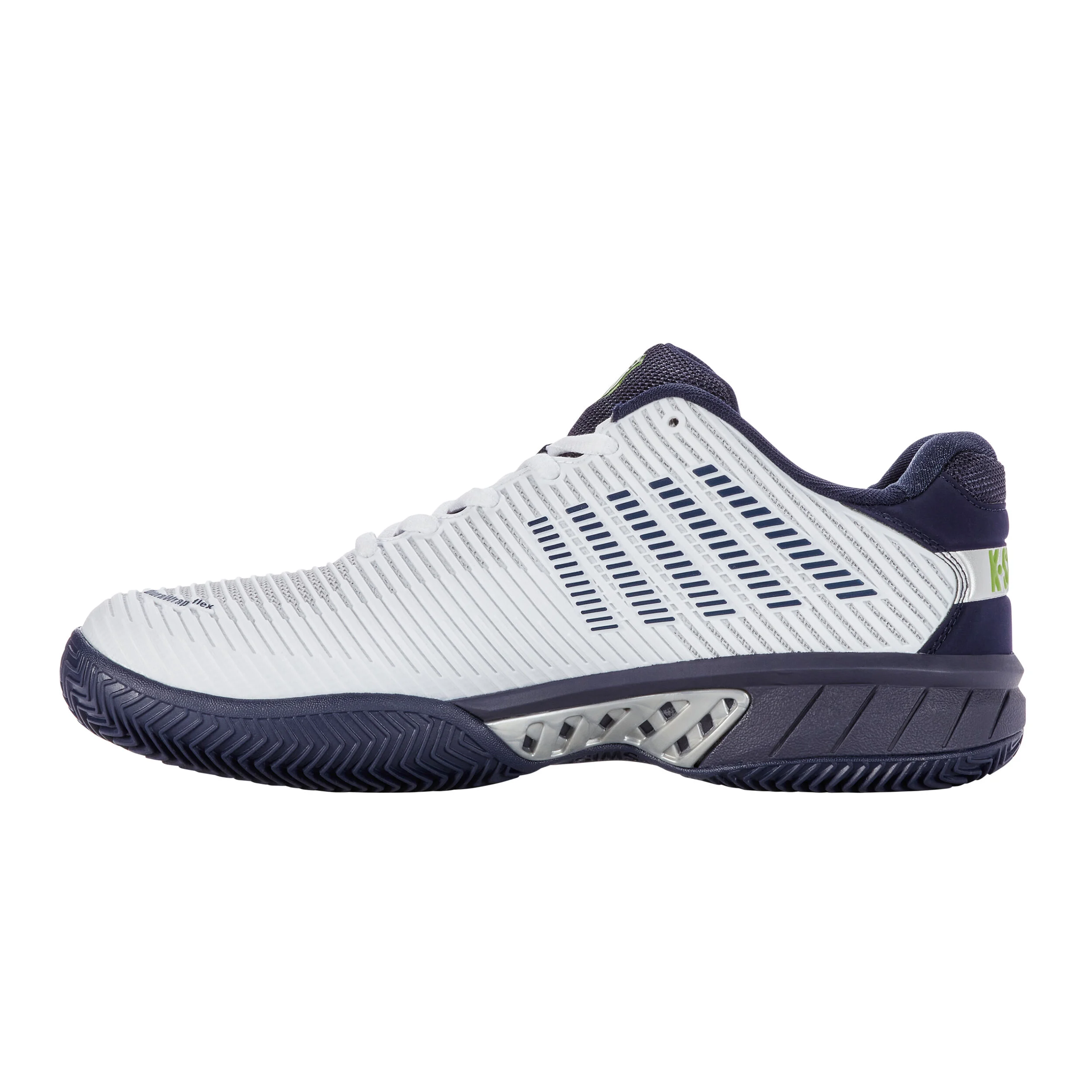 K-Swiss Hypercourt Express 2 Chaussure Terre Battue Hommes - Blanc , Bleu Foncé
