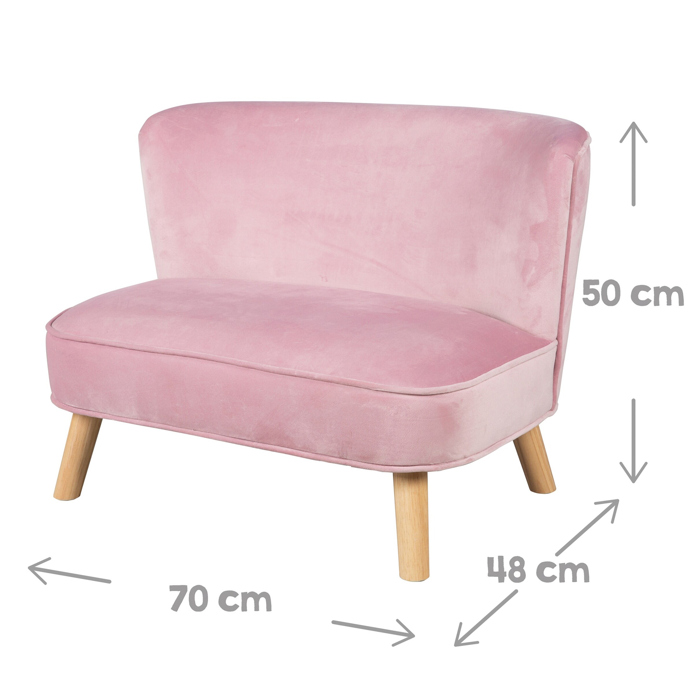 roba Lil Sofa Set groß roba Style rosa