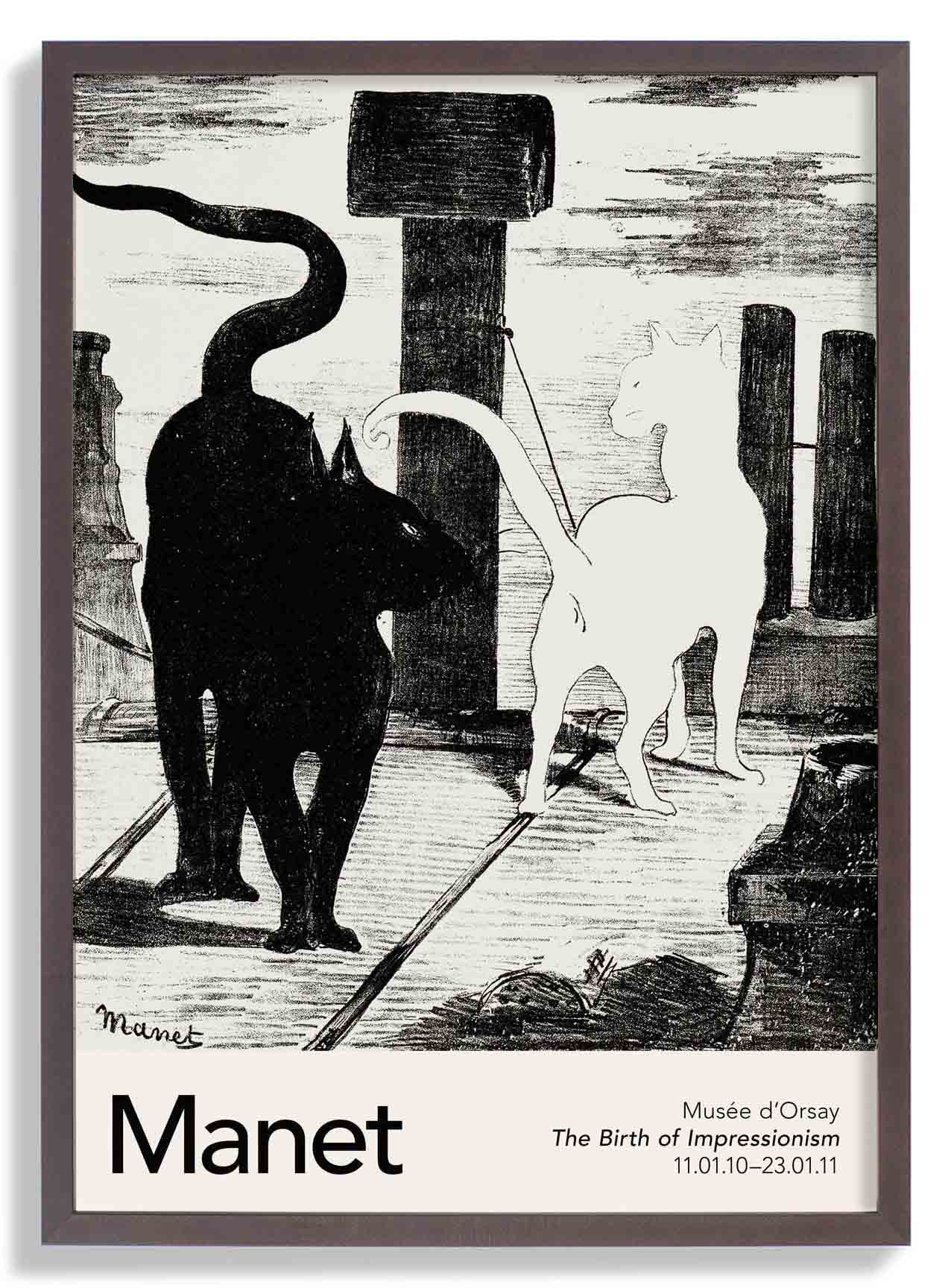 Die Katzen Rendezvous von Manet Ausstellung