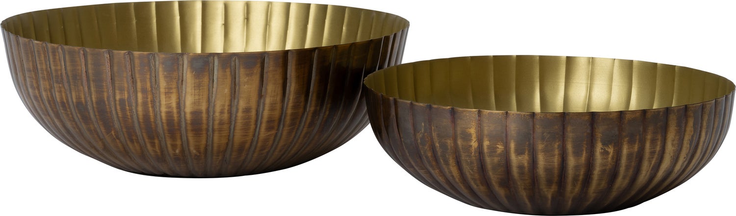 Intratuin decoratieschaal Belle messing D 25 H 8 cm