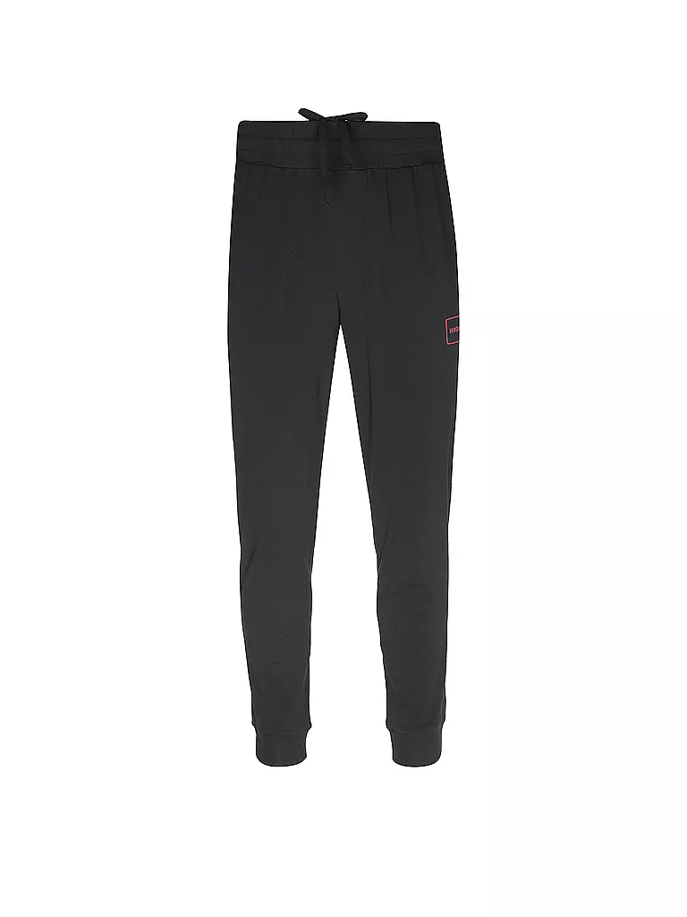 HUGO Loungewear Hose schwarz