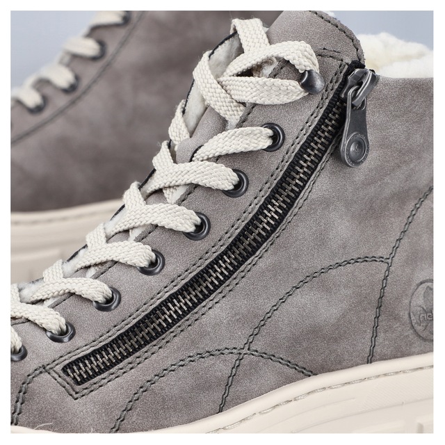 Rieker Winterboots  Plateauboots, Schnürboots mit Reissverschluss an der Aussenseite