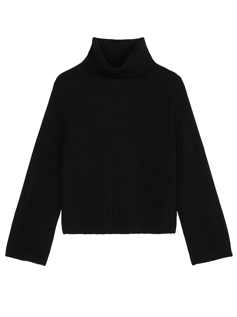 MARC O'POLO Rollkragenpullover schwarz