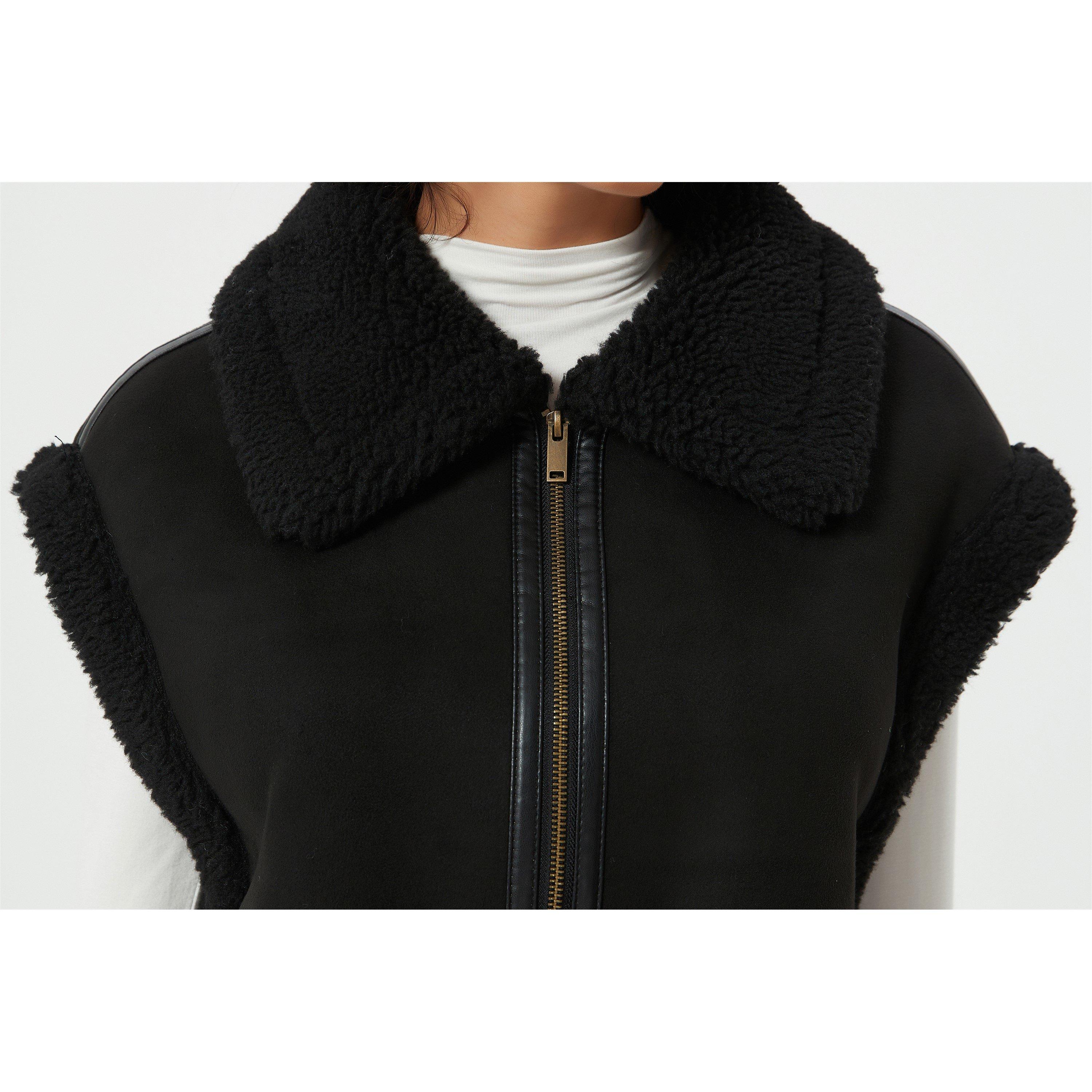 Be You B Suedette Aviator Gillet