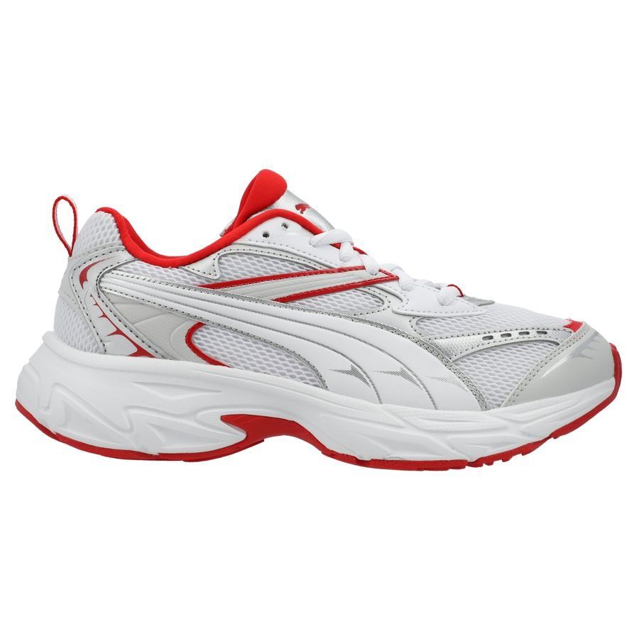 PUMA Chaussures Morphic - Blanc/Rouge/Argenté