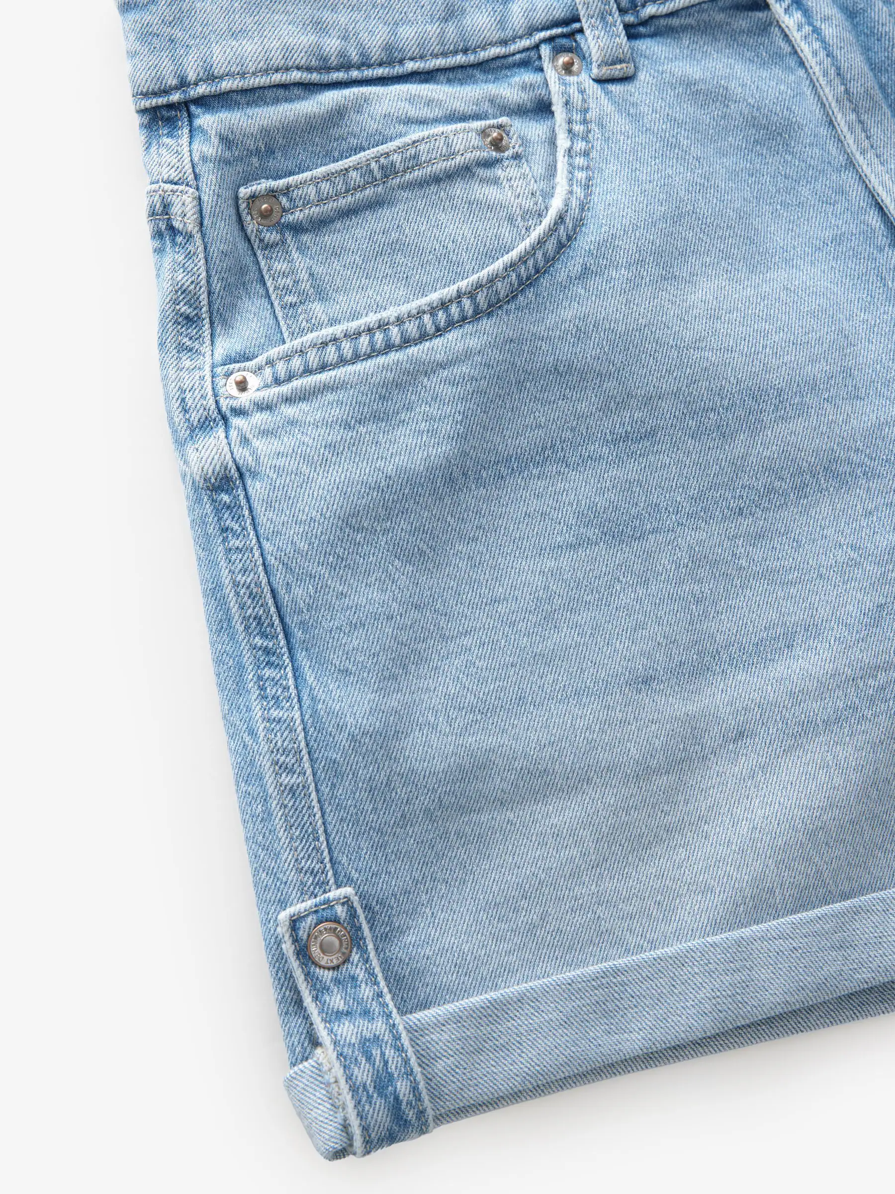 Gebleekt - Denim jongensshort