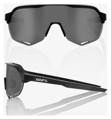 Lunettes 100% S2 Soft Tact Black - Smoke Lens