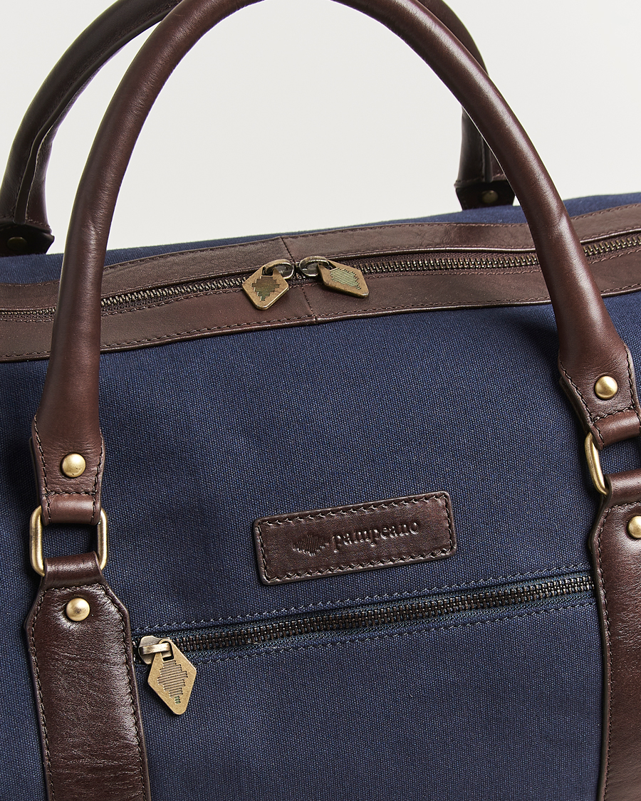 Pampeano Cabballero Large Canvas Weekend Bag Navy