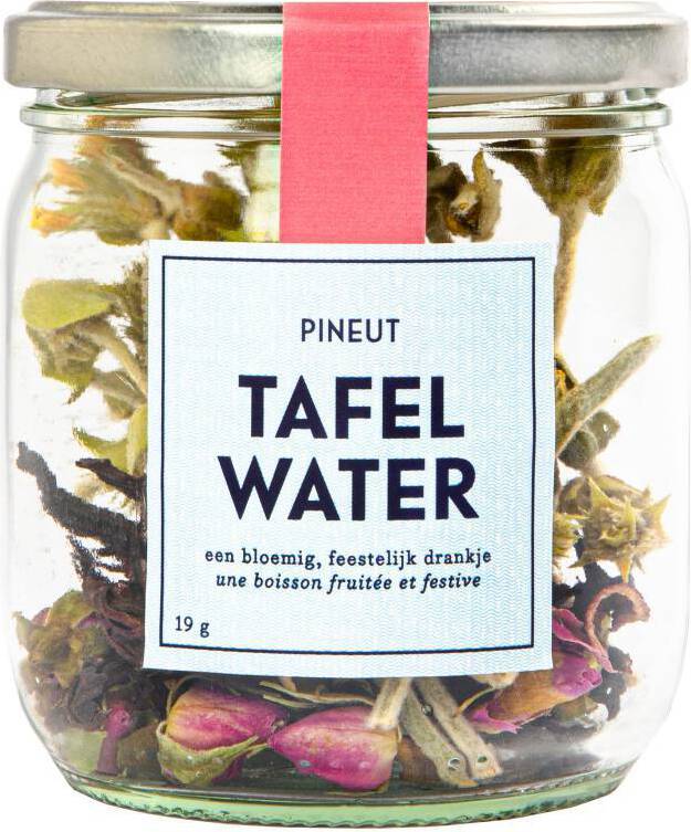 Pineut tafelwater roos bergthee en hibiscus