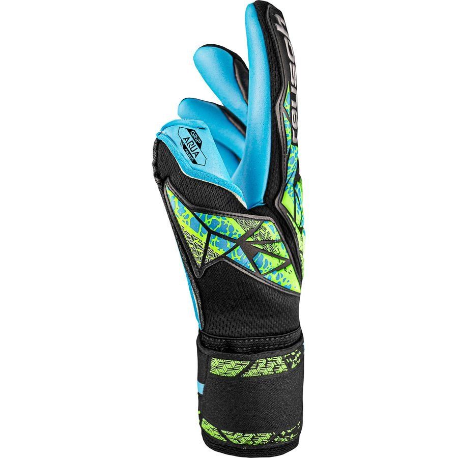 Reusch Gants de Gardien Attrakt Aqua - Noir/Fluo/Bleu