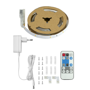 Handson LED strip warmwit licht IP20 3 meter incl. afstandsbediening
