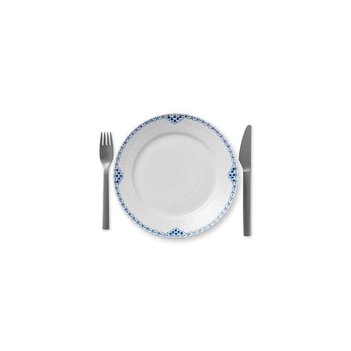Royal Copenhagen Prinsesse Frokosttallerken, Hvid, Ø22 cm