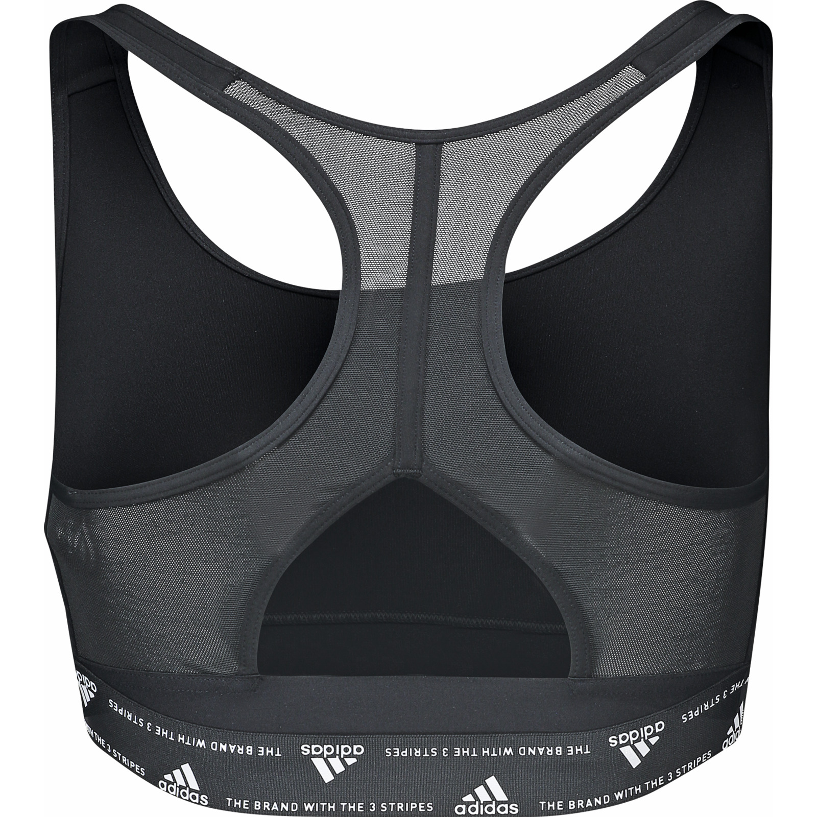 Adidas Damen-Bustier PWR MS Bra L, schwarz