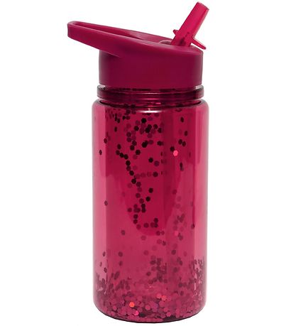 Petit Monkey Drikkedunk m. Suger?r - 300 ml - Rød m. Glimmer