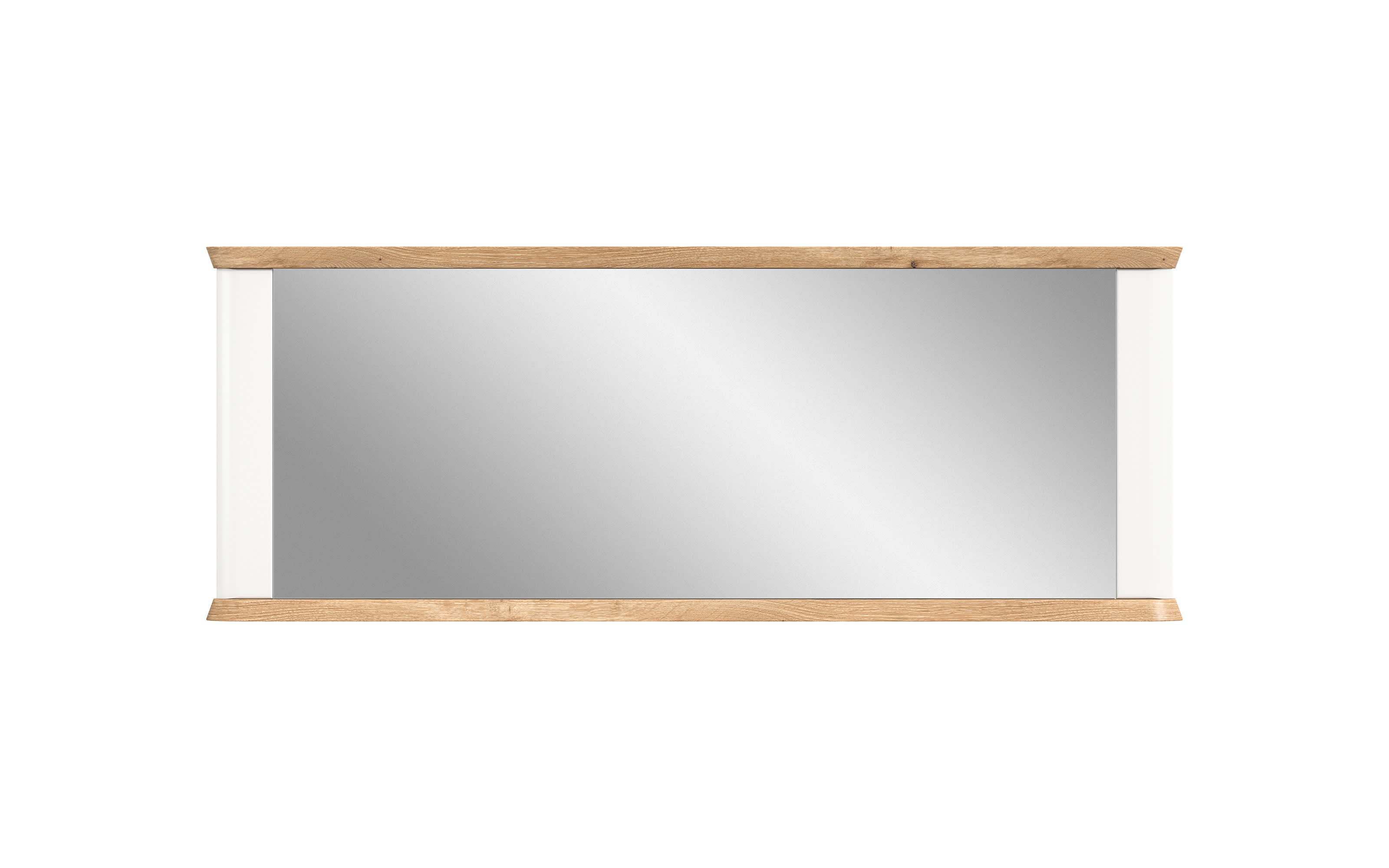 Spiegel Modern Times, weiß/Eiche-Nachbildung, 165 x 63 cm