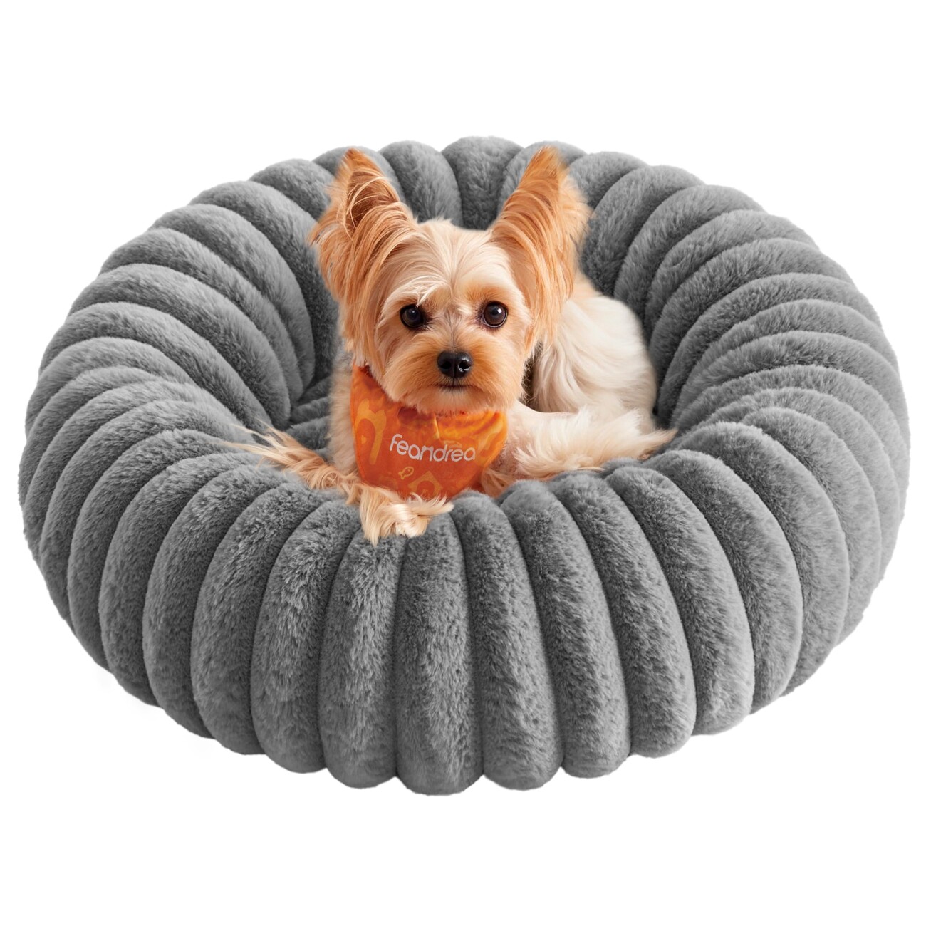 FEANDREA Hundebett,Katzenbett, Hundekörbchen, Hundekissen waschbar S