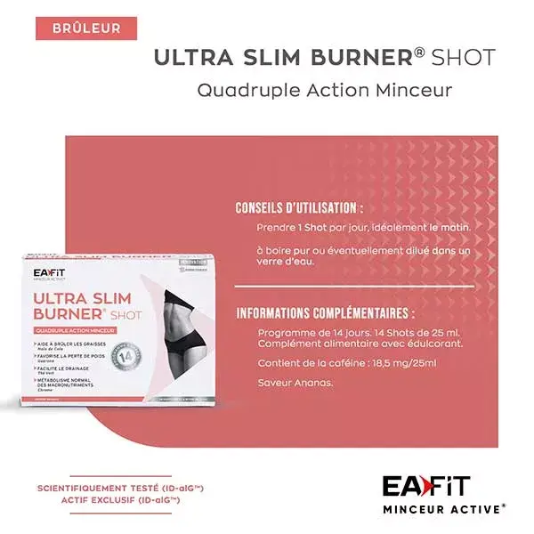 Eafit Ultra Slim Burner Shot 14 doses individuais