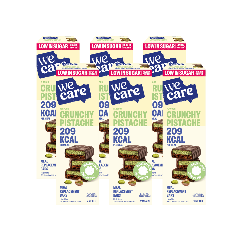 6x WeCare Bars Crunchy Pistache (2 stuks)
